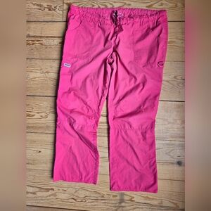 Mobb Pink Scrub Pants Cargo Style Women’s XL